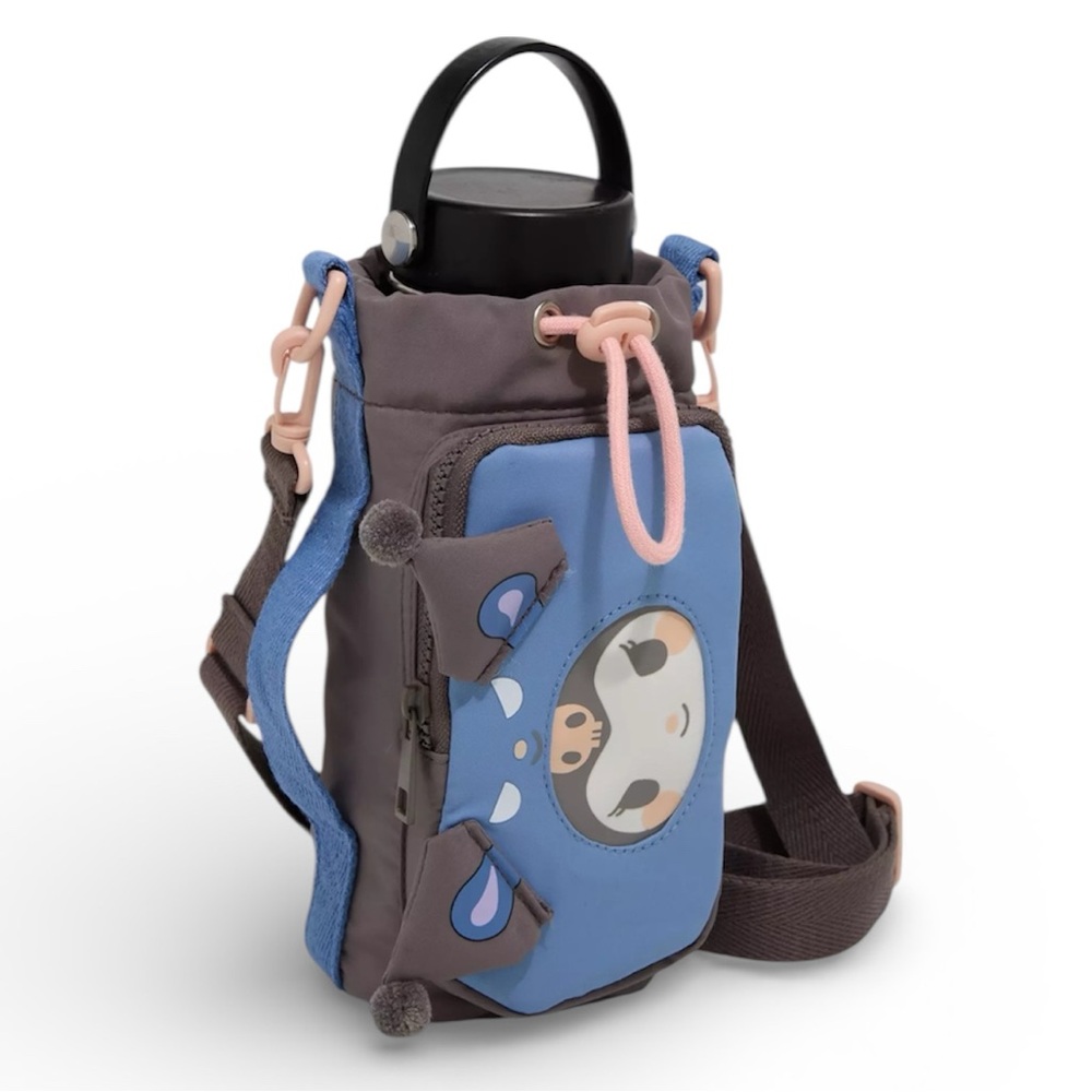 Kuromi Costume Water Bottle Sling Crossbody Bag - NWT